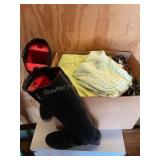 Misc womenï¿½s clothing boots size 8.5, capris,