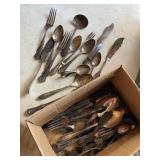 Misc. Silver plated flatware.