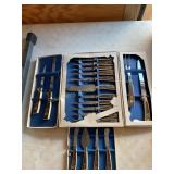 19 pc. Golden prestige cutlery set Sheffield,