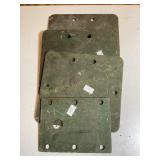 4 metal plates 3 W/ 80063 A30 46276