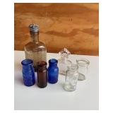 Bottles, Emerson Drug, Royal Bay Rum, etc