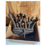 15+ drill bits various sizes