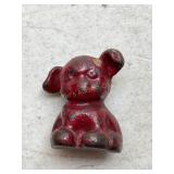 Miniature cast-iron dog 1 3/4"h