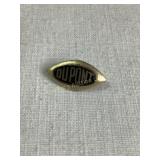 14kt  DuPont employee pin, .4"W, .09 oz.