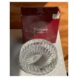 Gotham Althea crystal bowl 8" NIB