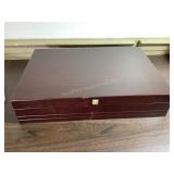 Wooden Silverware  chest, tarnish proof,