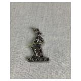 835 Silver "Martinique" charm, .13 oz.