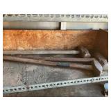 3 sledgehammers (shows wear)