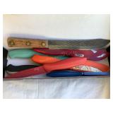 7 pc.Knife set w/sheath - Fiesta, Zyliss, Case XX