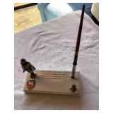 ACA commemorative pen holder, marble base