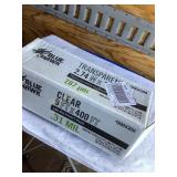 Blue Hawk clear light duty, painters plastic,