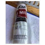 Blue Hawk heavy duty plastic sheeting, NIP