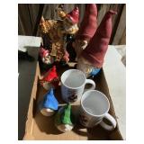 Gnome lawn ornaments, mugs, figurines 12" t