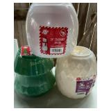 3 stackable decor tree, snowman, eggs 24" tall NIP