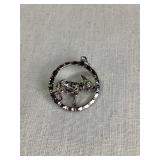 Sterling charm pack mule, .9"D, .16 oz.