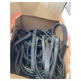 Misc. lot rubber tie down straps w/hooks