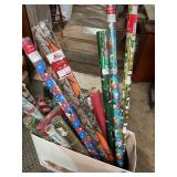 20+ rolls Christmas wrapping paper, NIP