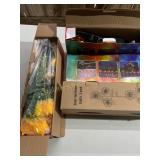 Outdoor Solar lighted decor Sunflowers & Santa