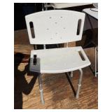 Tub chair, adjustable height