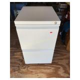 2 drawer metal locking file cabinet w/ keys 14