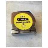 Stanley 25ï¿½ tape measure, power lock II, #33-425