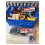 Misc. hardware lot- matches, screws, locks,