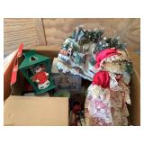 Misc. Christmas decor- candleholders, candles,