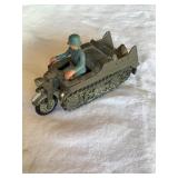 Britains LTD Kettenkrad motorcycle army halfback