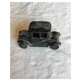 Cast iron toy model T car, 4x2.5"