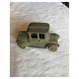 Cast iron toy model T car, 4x2.5"