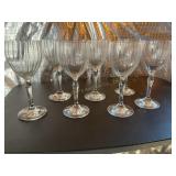 7 pc. Waterford ? Marquis omega ? Wine glasses