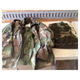 Camo clothing- mosquito pants, lined jacket,