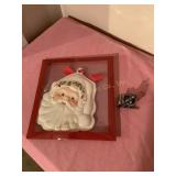 Lenox cookie press ornament & sleigh (1.5"W)