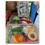 Misc ribbon in 3 totes