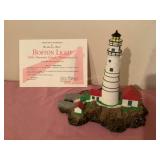 Danbury Mint lighthouse, w/COA & original box -