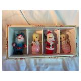 Vtg Christmas ornaments, some marked Japan