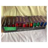 48 C9 replacement bulbs, red, blue, orange,