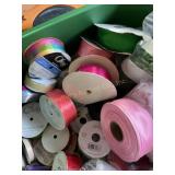 Ribbon, many NIP, in tote