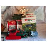 Christmas lights, power cords, timer, etc. working