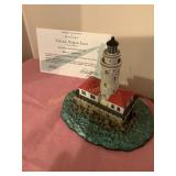 Danbury Mint lighthouse, w/COA - Chicago Harbor