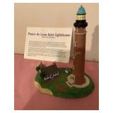 Danbury Mint lighthouse, w/COA - Ponce de Leon