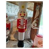 Blowmold soldier 40" tall not tested