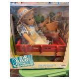 Julie doll and. Wagon set,NIB, 16" doll