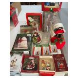 Misc Christmas hallmark ornaments glass