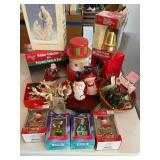 Misc Christmas decor, ornaments soap,