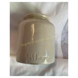 LAB French stoneware mustard crock, 4.75"