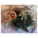 Misc. Christmas lights, bulbs, star, etc. working