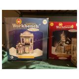 Shelf contents4 Santas Workbench lighted houses &