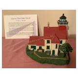 Danbury Mint lighthouse, w/COA & original box -