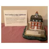Danbury Mint lighthouse, w/COA & original box -